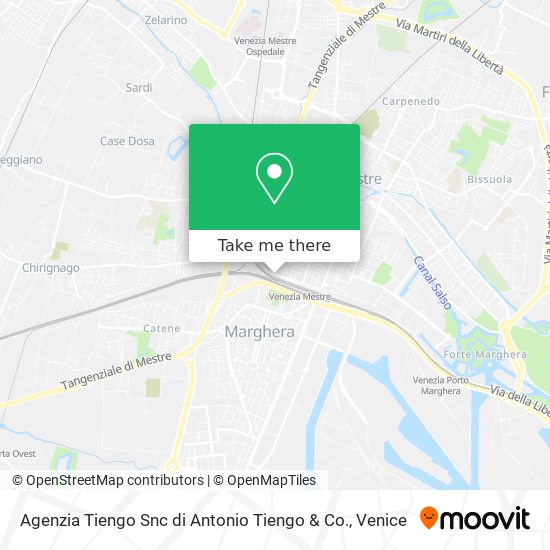 Agenzia Tiengo Snc di Antonio Tiengo & Co. map