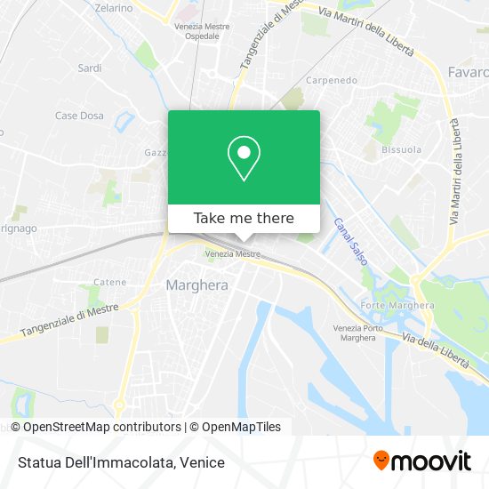Statua Dell'Immacolata map