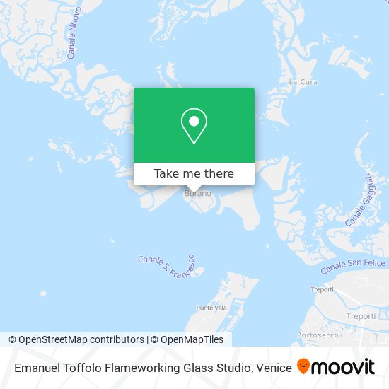 Emanuel Toffolo Flameworking Glass Studio map