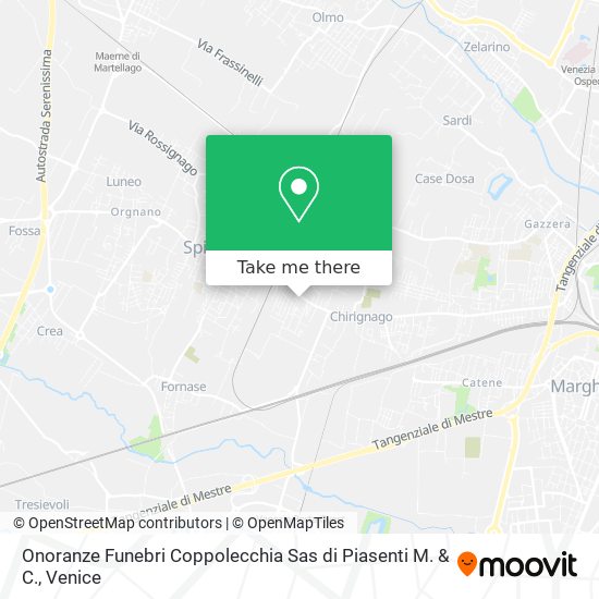 Onoranze Funebri Coppolecchia Sas di Piasenti M. & C. map
