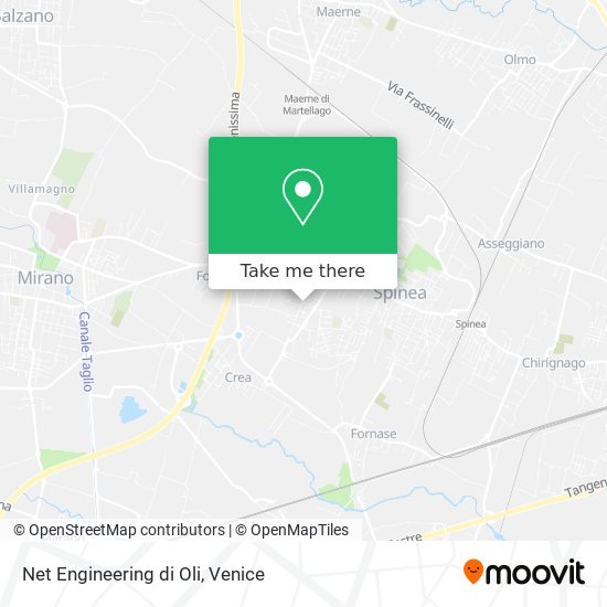 Net Engineering di Oli map