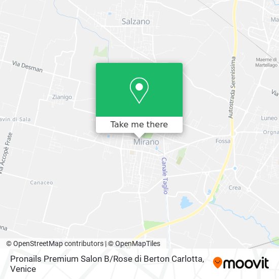 Pronails Premium Salon B / Rose di Berton Carlotta map