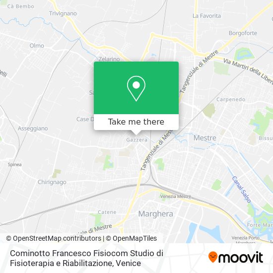 Cominotto Francesco Fisiocom Studio di Fisioterapia e Riabilitazione map