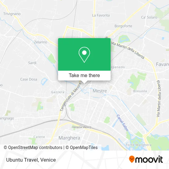 Ubuntu Travel map