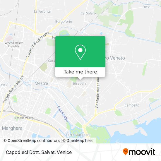 Capodieci Dott. Salvat map