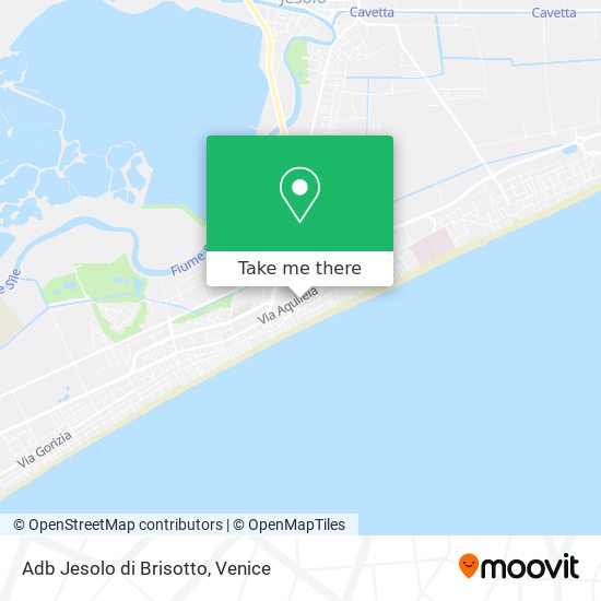 Adb Jesolo di Brisotto map