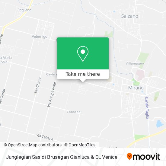 Junglegian Sas di Brusegan Gianluca & C. map