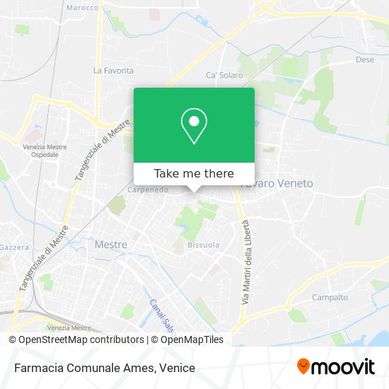 Farmacia Comunale Ames map