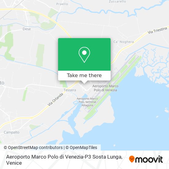 Aeroporto Marco Polo di Venezia-P3 Sosta Lunga map