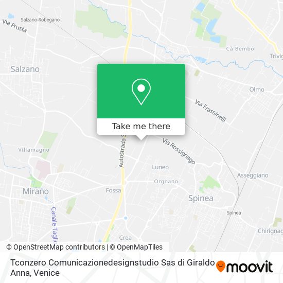 Tconzero Comunicazionedesignstudio Sas di Giraldo Anna map