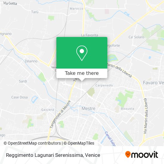 Reggimento Lagunari Serenissima map