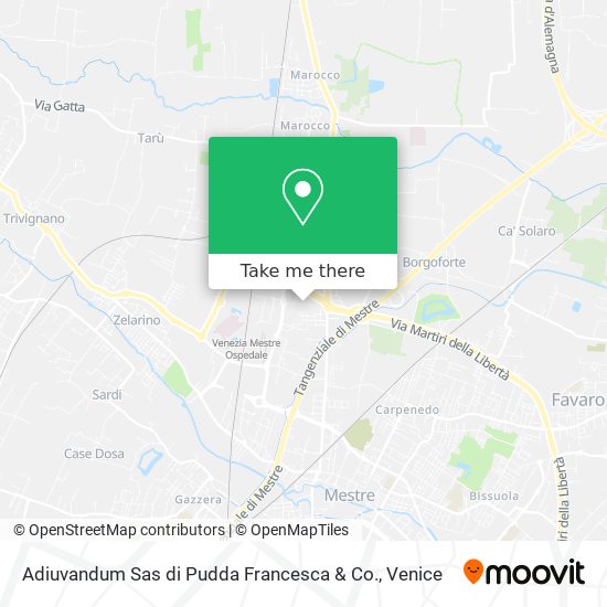 Adiuvandum Sas di Pudda Francesca & Co. map