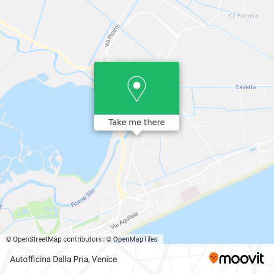 Autofficina Dalla Pria map