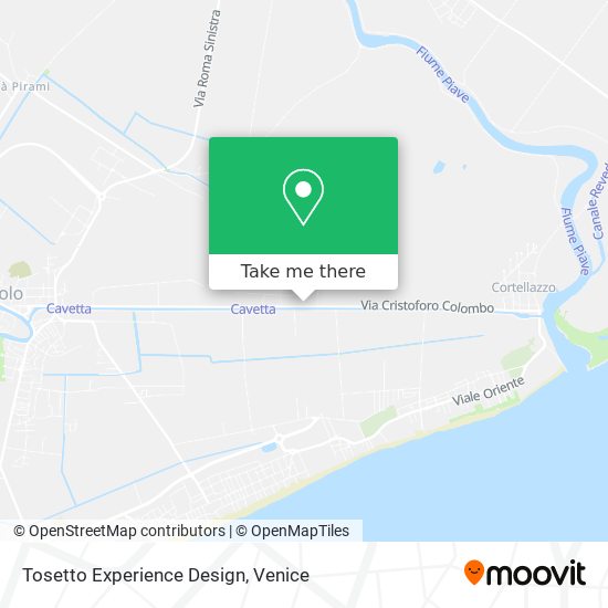 Tosetto Experience Design map