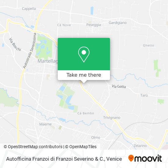 Autofficina Franzoi di Franzoi Severino & C. map