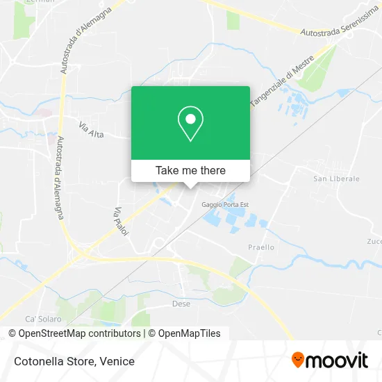 Cotonella Store map