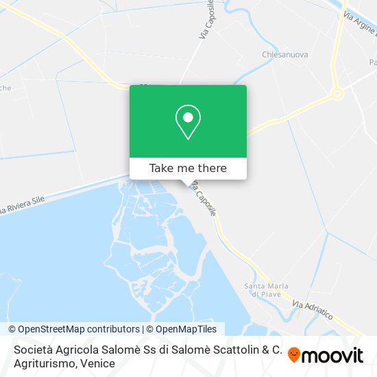Società Agricola Salomè Ss di Salomè Scattolin & C. Agriturismo map