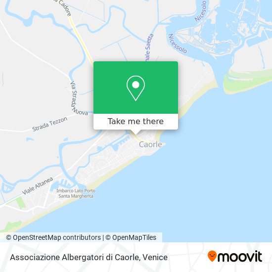 Associazione Albergatori di Caorle map