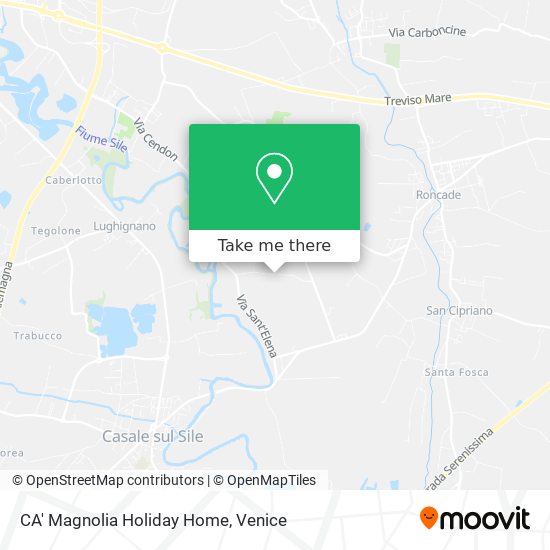 CA' Magnolia Holiday Home map