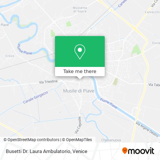 Busetti Dr. Laura Ambulatorio map
