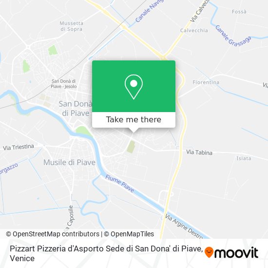 Pizzart Pizzeria d'Asporto Sede di San Dona' di Piave map