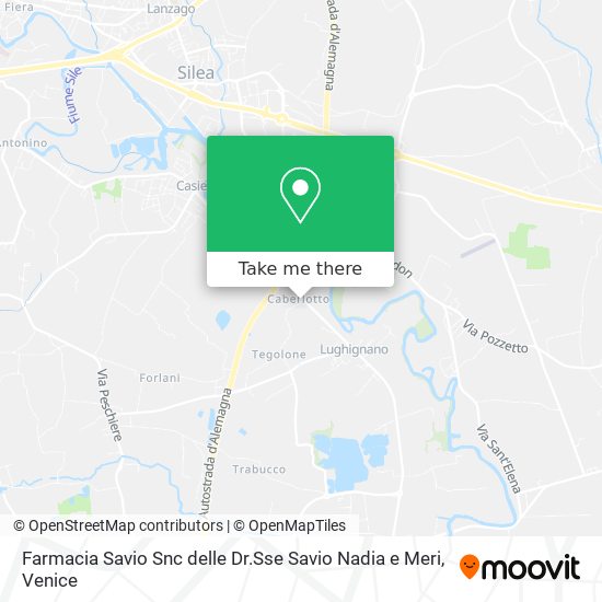 Farmacia Savio Snc delle Dr.Sse Savio Nadia e Meri map