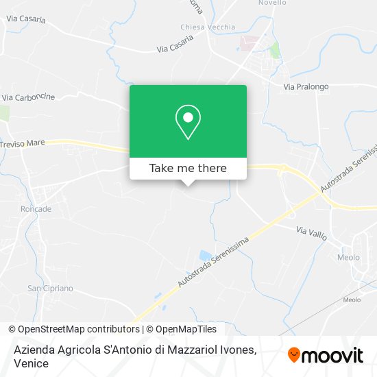 Azienda Agricola S'Antonio di Mazzariol Ivones map