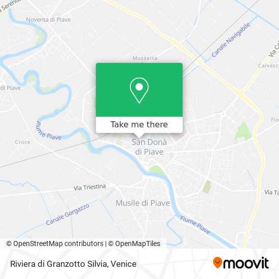 Riviera di Granzotto Silvia map