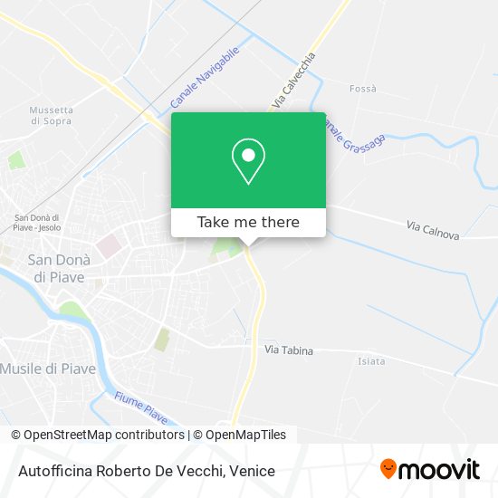 Autofficina Roberto De Vecchi map