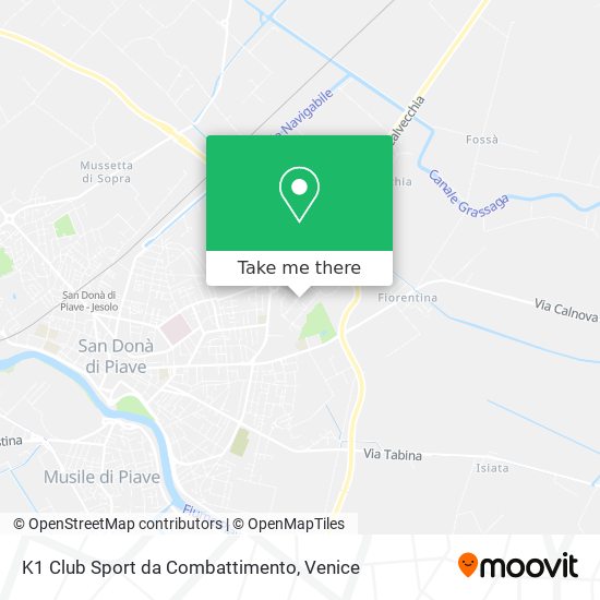 K1 Club Sport da Combattimento map