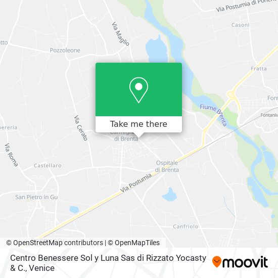 Centro Benessere Sol y Luna Sas di Rizzato Yocasty & C. map