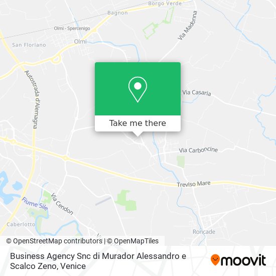 Business Agency Snc di Murador Alessandro e Scalco Zeno map