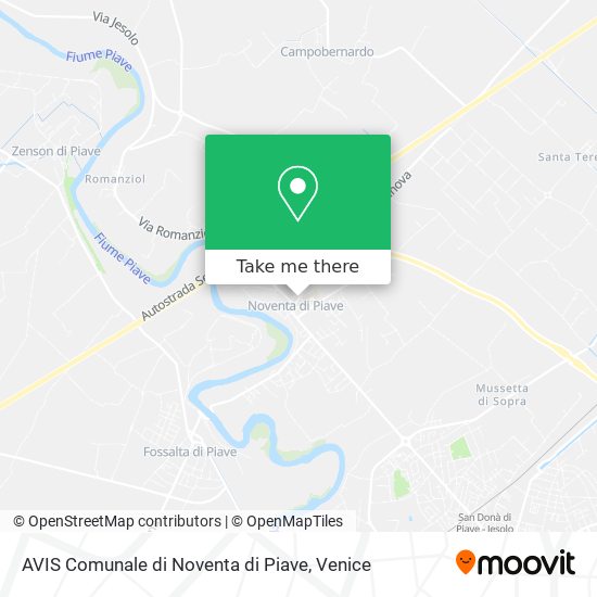 AVIS Comunale di Noventa di Piave map