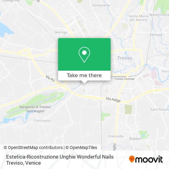 Estetica-Ricostruzione Unghie Wonderful Nails Treviso map