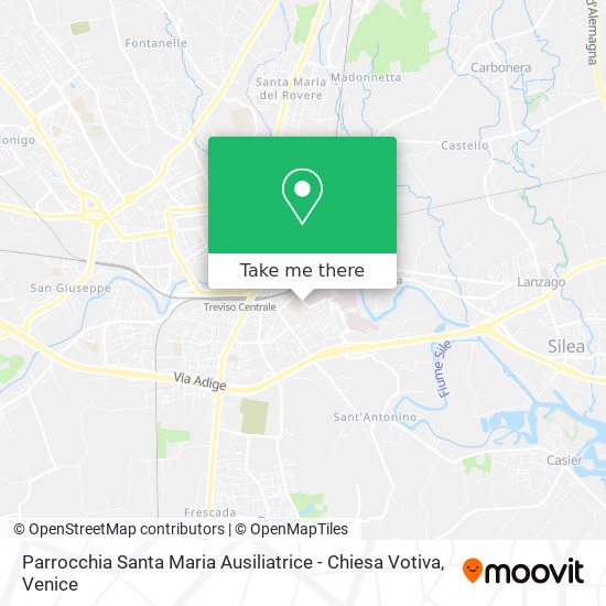 Parrocchia Santa Maria Ausiliatrice - Chiesa Votiva map
