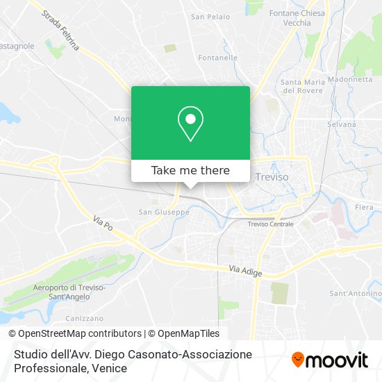 Studio dell'Avv. Diego Casonato-Associazione Professionale map