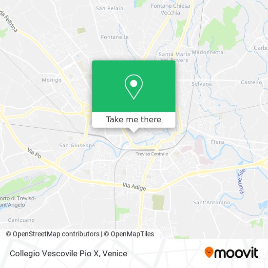 Collegio Vescovile Pio X map
