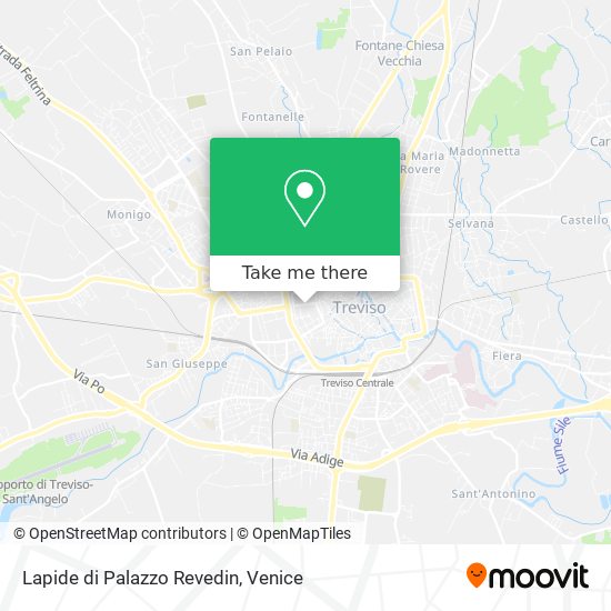 Lapide di Palazzo Revedin map