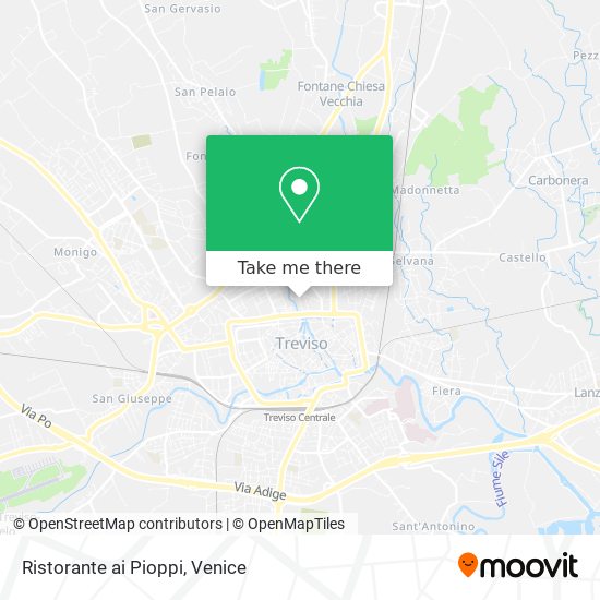 Ristorante ai Pioppi map