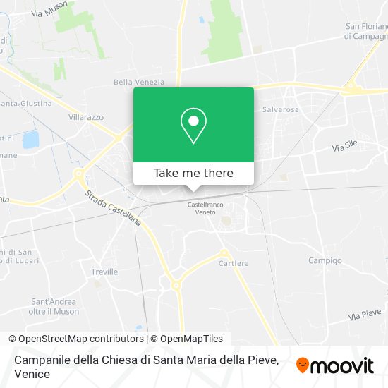 Campanile della Chiesa di Santa Maria della Pieve map