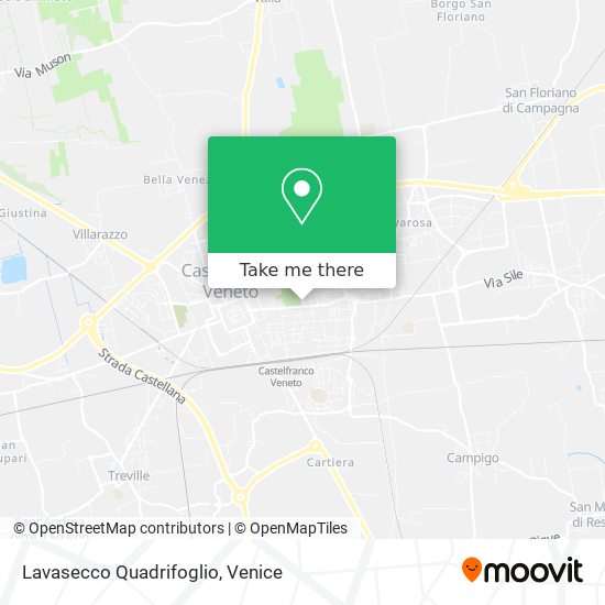 Lavasecco Quadrifoglio map