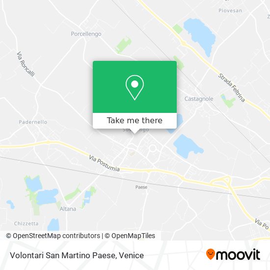 Volontari San Martino Paese map