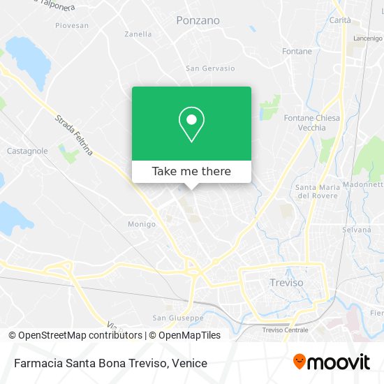 Farmacia Santa Bona Treviso map