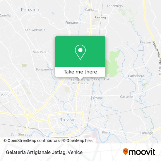 Gelateria Artigianale Jetlag map
