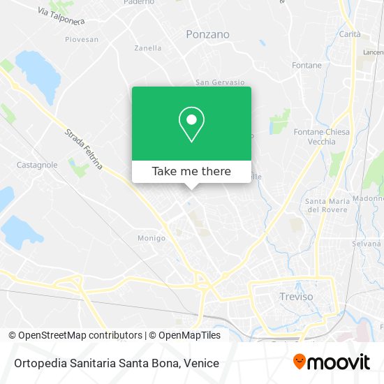 Ortopedia Sanitaria Santa Bona map