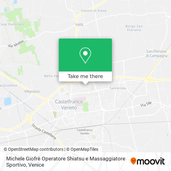 Michele Giofrè Operatore Shiatsu e Massaggiatore Sportivo map