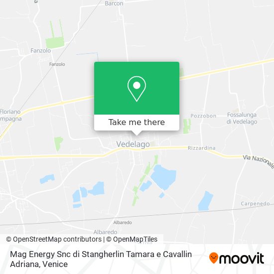 Mag Energy Snc di Stangherlin Tamara e Cavallin Adriana map