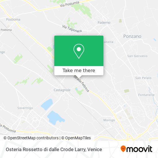 Osteria Rossetto di dalle Crode Larry map