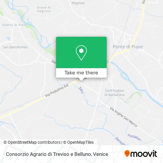 Consorzio Agrario di Treviso e Belluno map