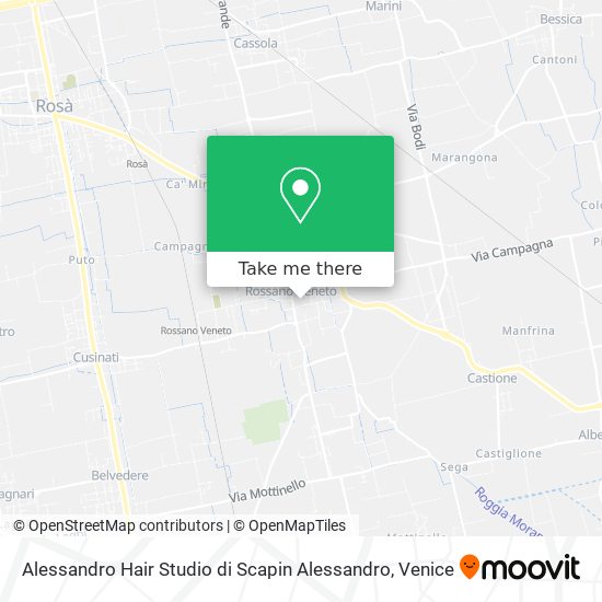 Alessandro Hair Studio di Scapin Alessandro map